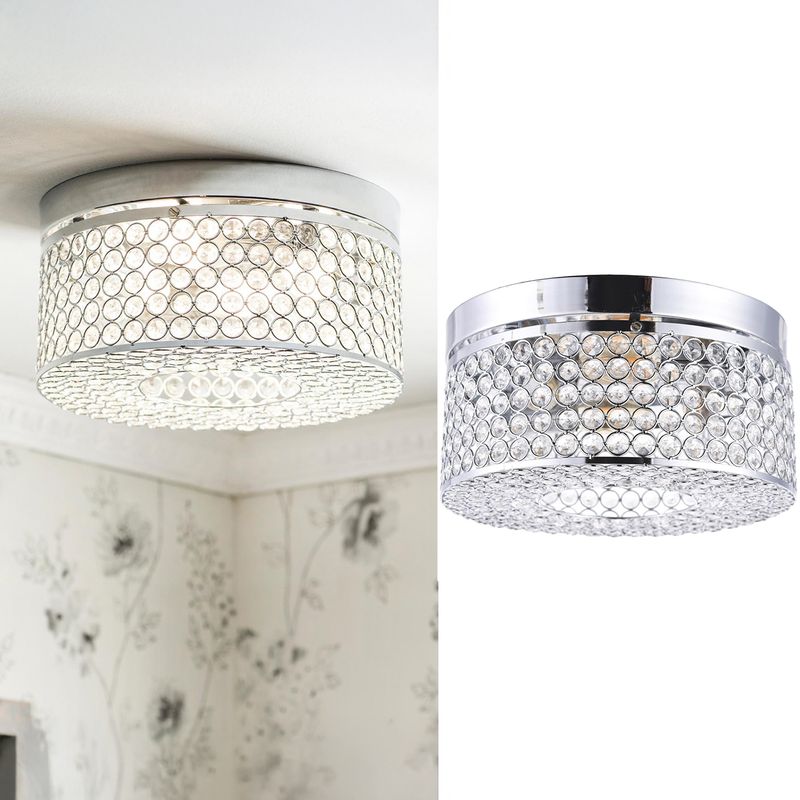  - Lámpara Techo Faro 4 Luces Vidrio Incoloro/Transparente 28 cm