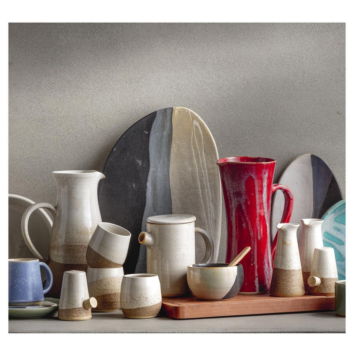 BRIGITTE LAHSEN - Juego de Alcuza Cerámica 140 ml