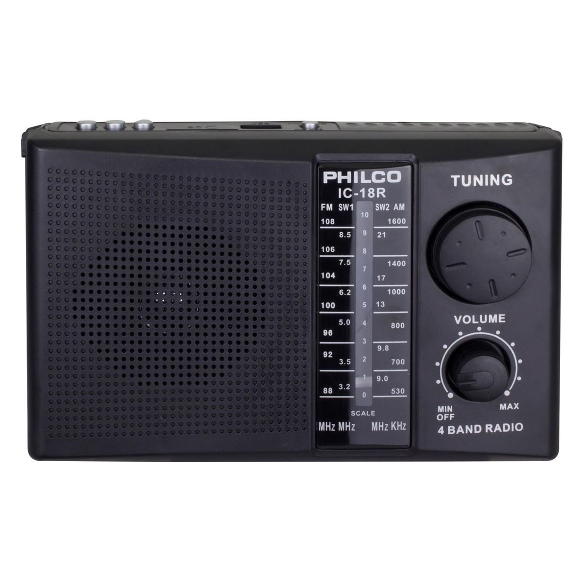 PHILCO - Radio multibanda USB/SD recargable