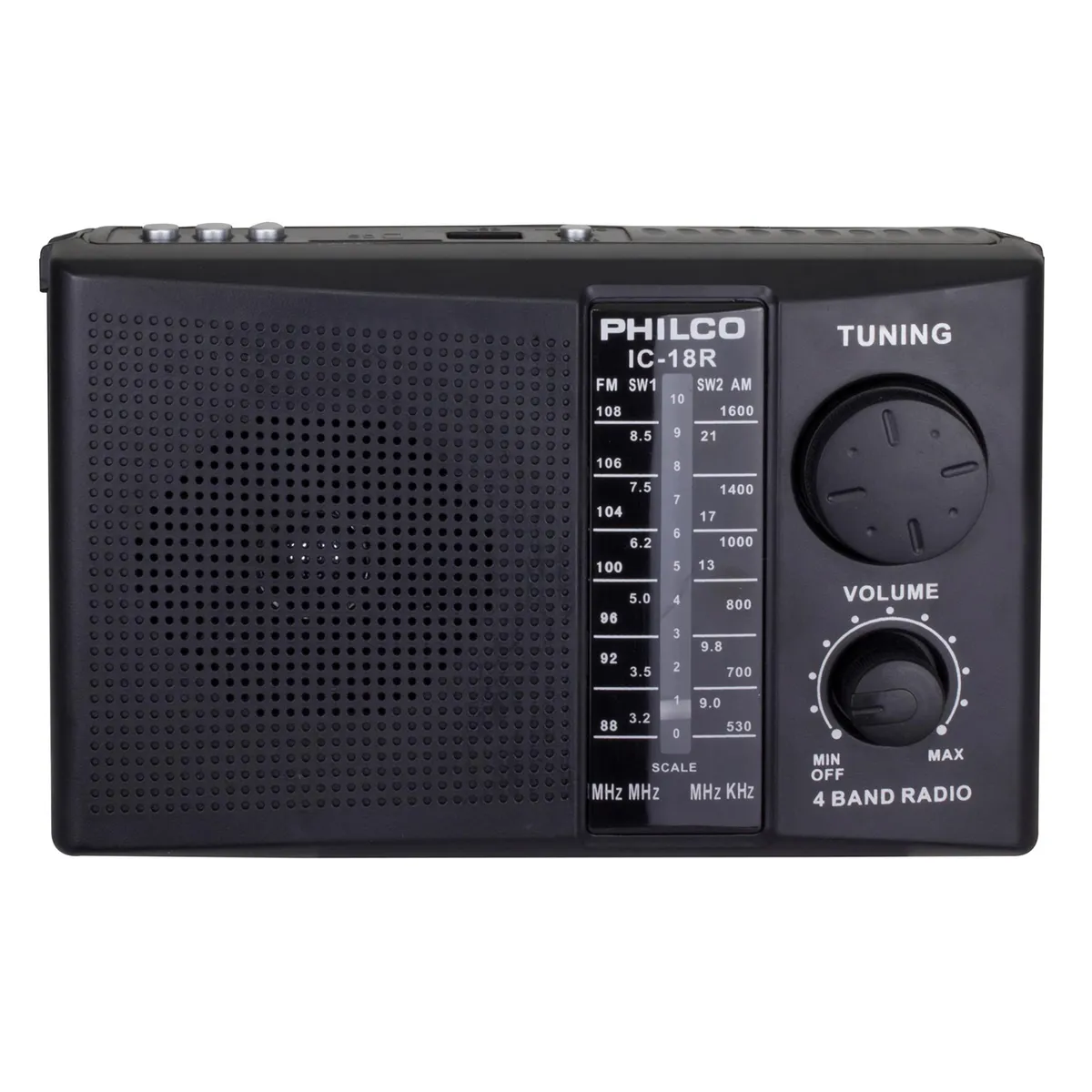 PHILCO - Radio multibanda USB/SD recargable