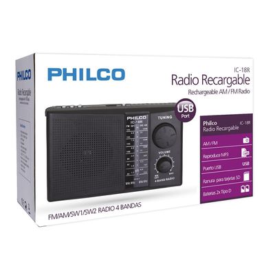 Imagen 2 del producto Radio multibanda USB/SD recargable