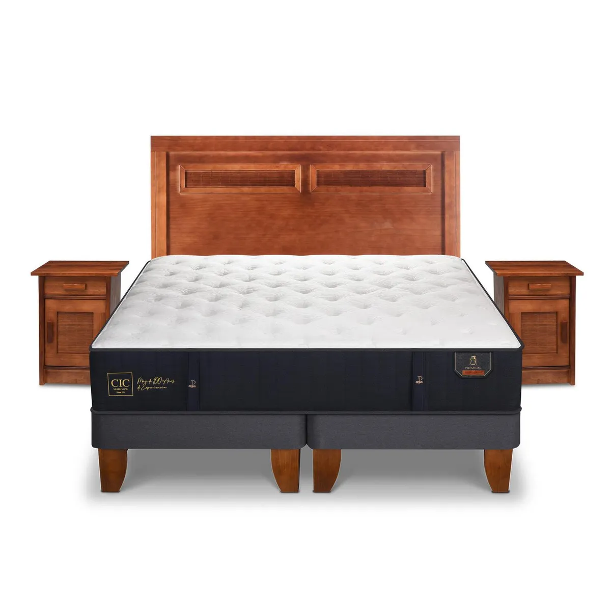 CIC - Cama Europea Premium King + muebles