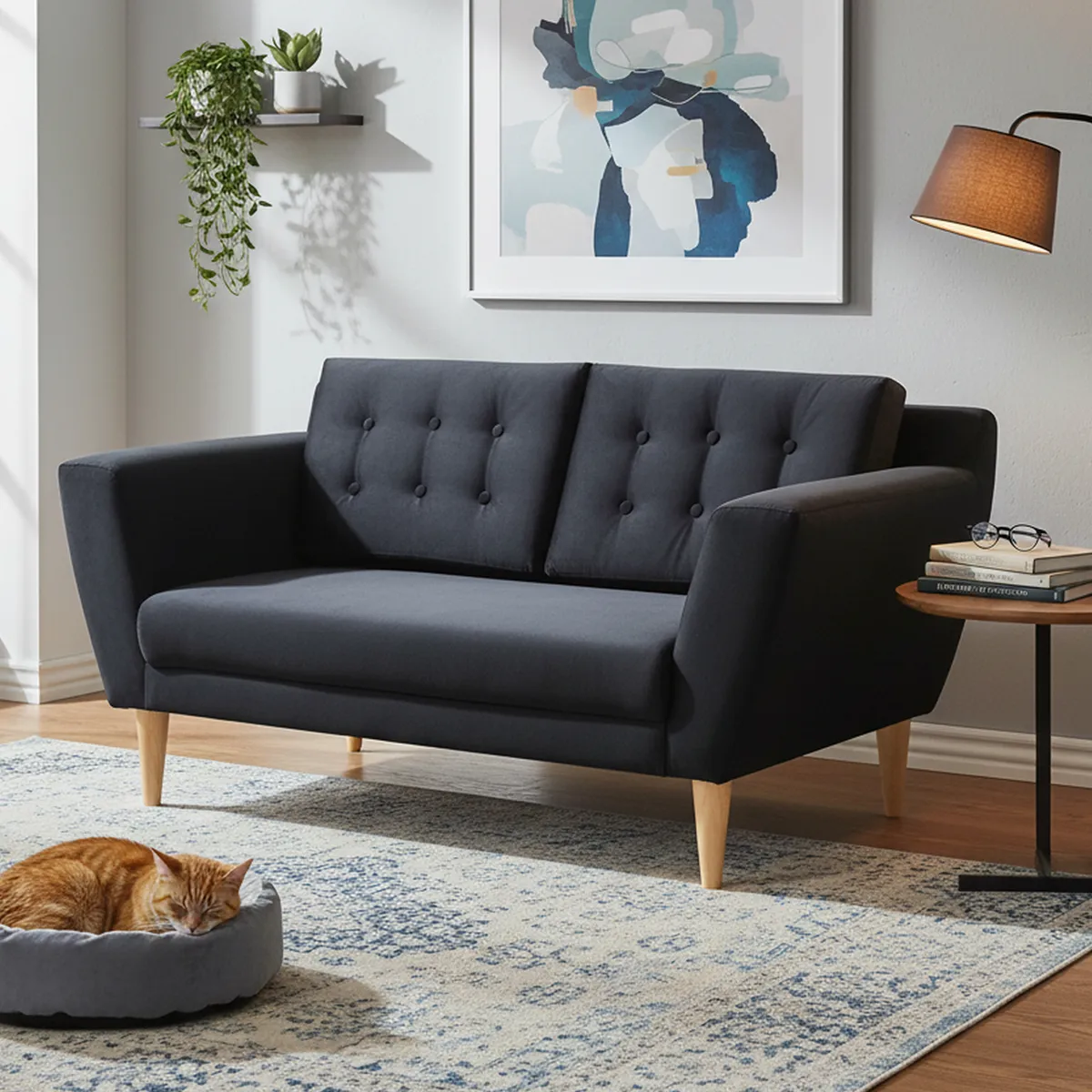 NUEVALINEA - Sofá 2 cuerpos 150x75x72 cm