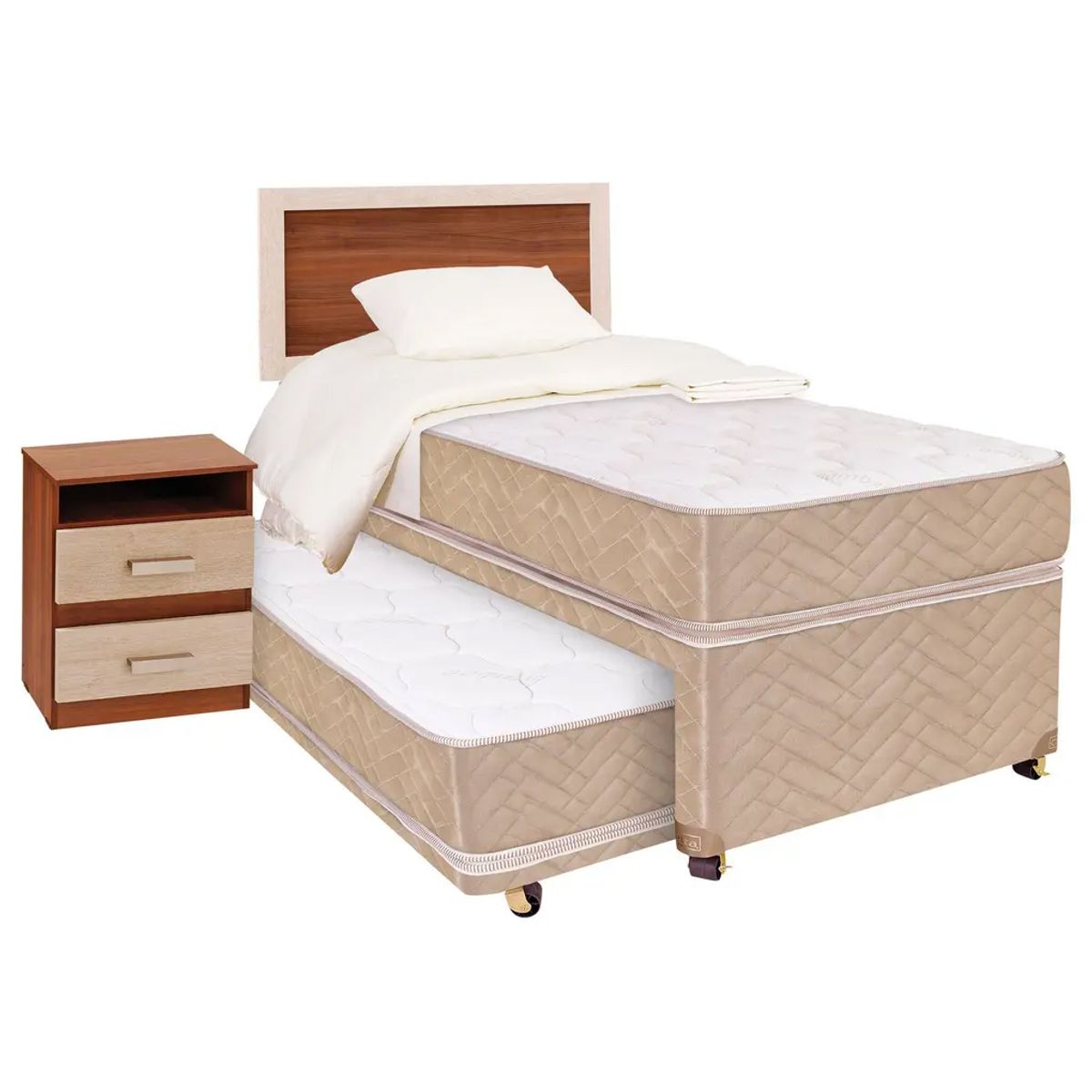 CELTA - Cama 1.5 plazas Infantil Bamboo Beige