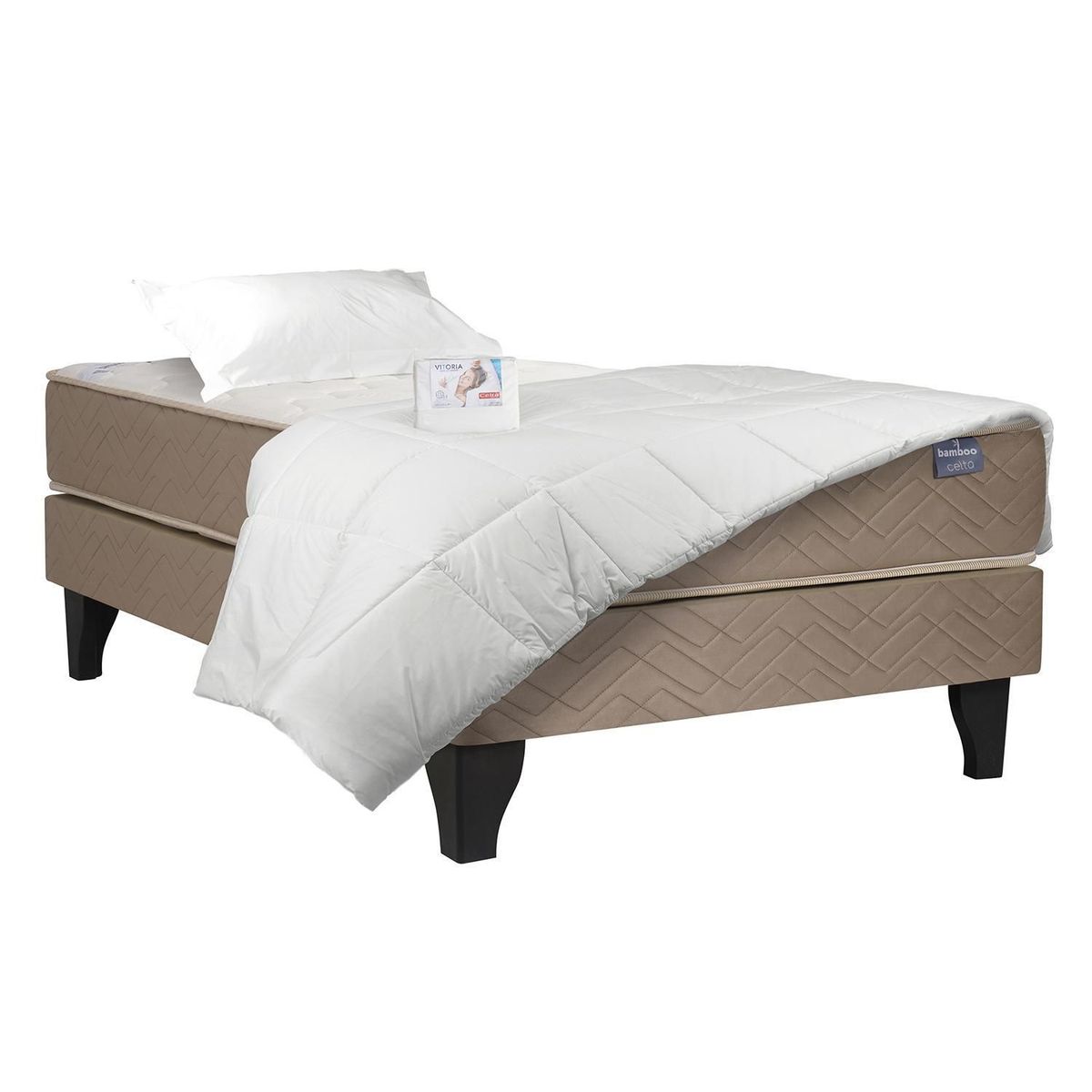 CELTA - Box Ibérico Iberico 1.5 plazas Beige