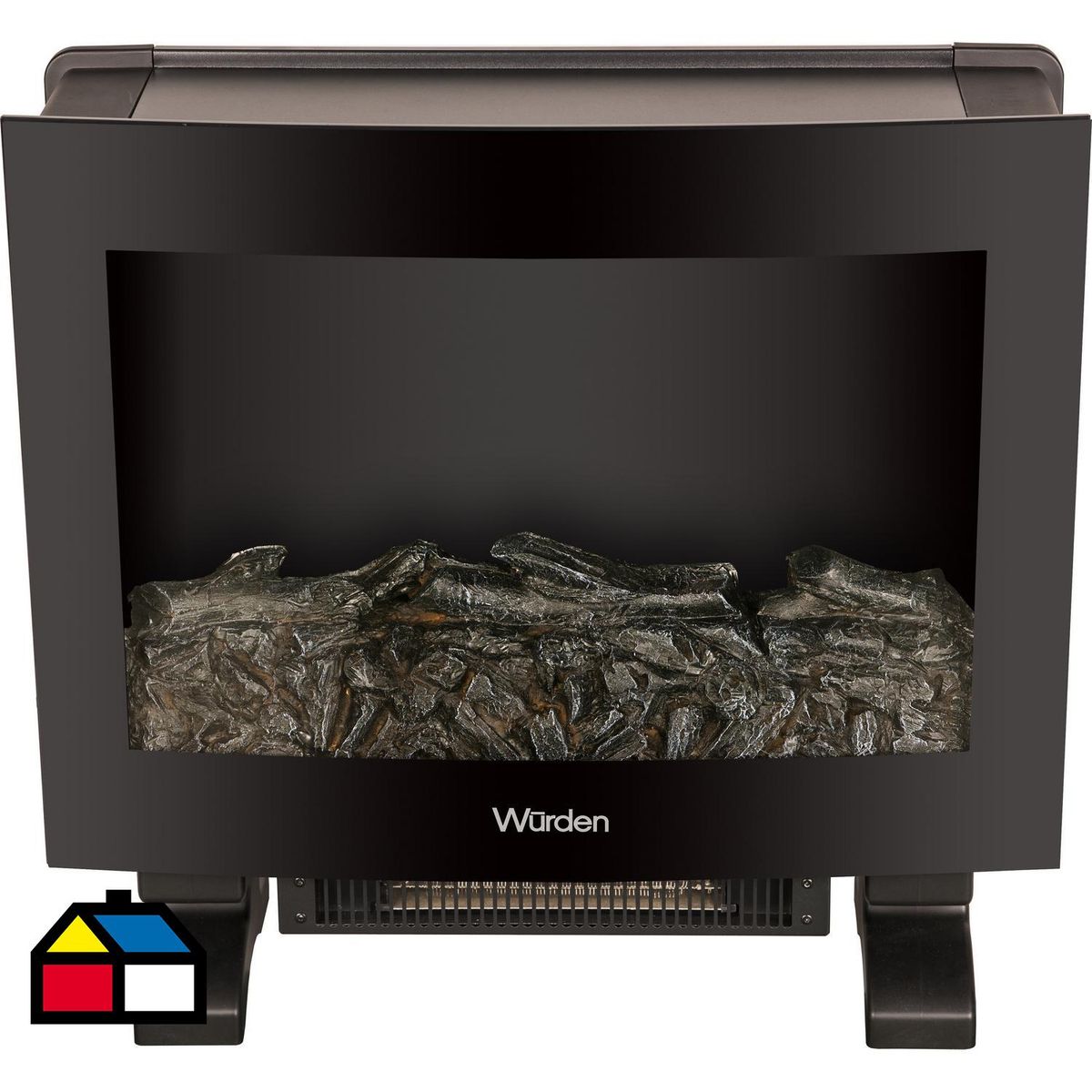 WURDEN - Chimenea eléctrica 1500 W Radiación BLT-999T-3-1 