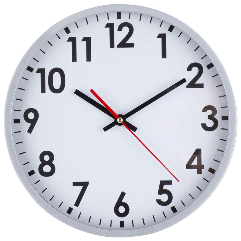 RONDA - Reloj redondo 30x30x4 cm blanco