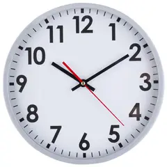 RONDA - Reloj redondo 30x30x4 cm blanco