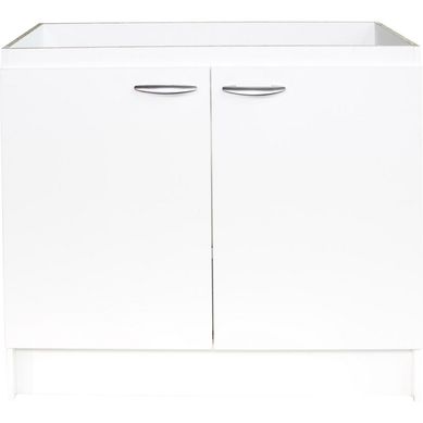 Mueble lavaplato melamina 80 cm blanco
