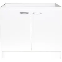 Mueble lavaplato melamina 80 cm blanco