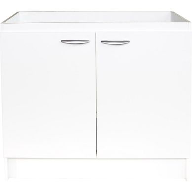 Mueble lavaplato melamina 100 cm blanco