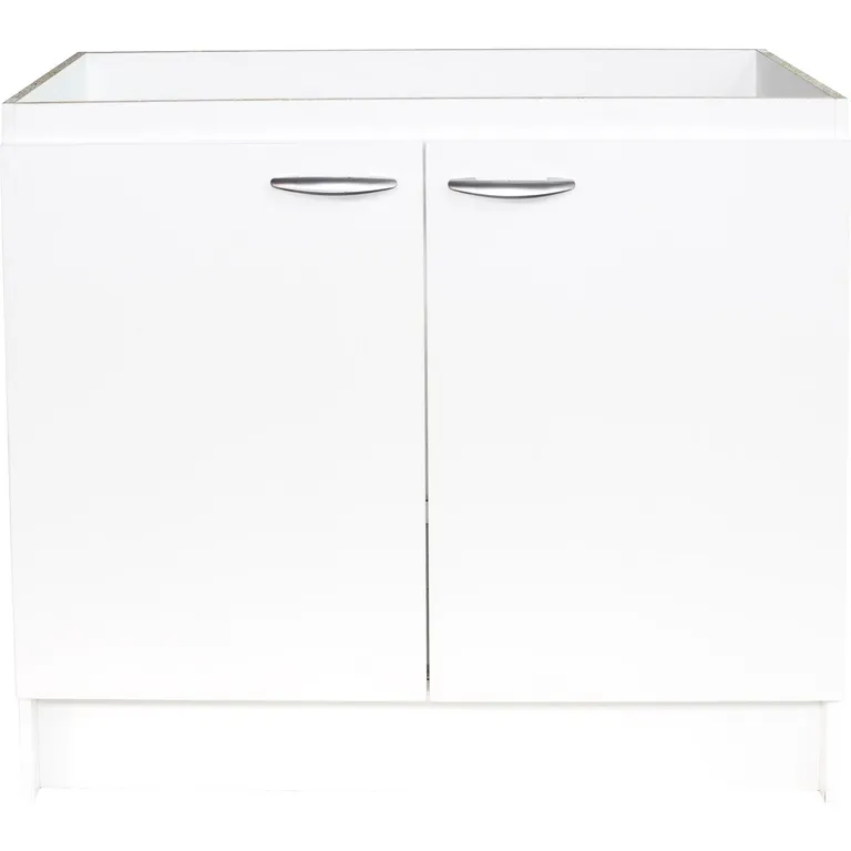 Mueble lavaplato melamina 100 cm blanco