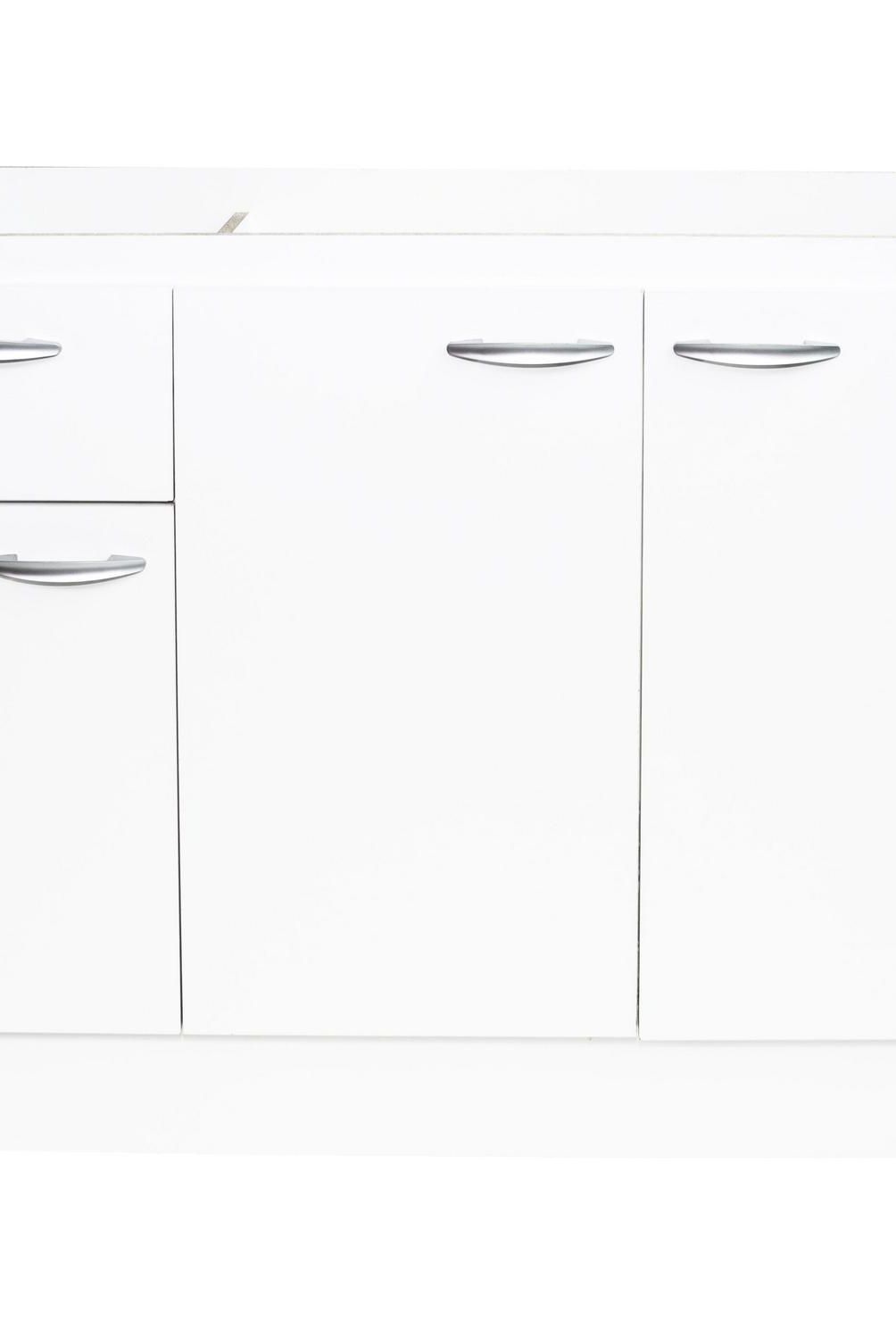 KHOR - Mueble Lavaplato Melamina 120 cm Blanco