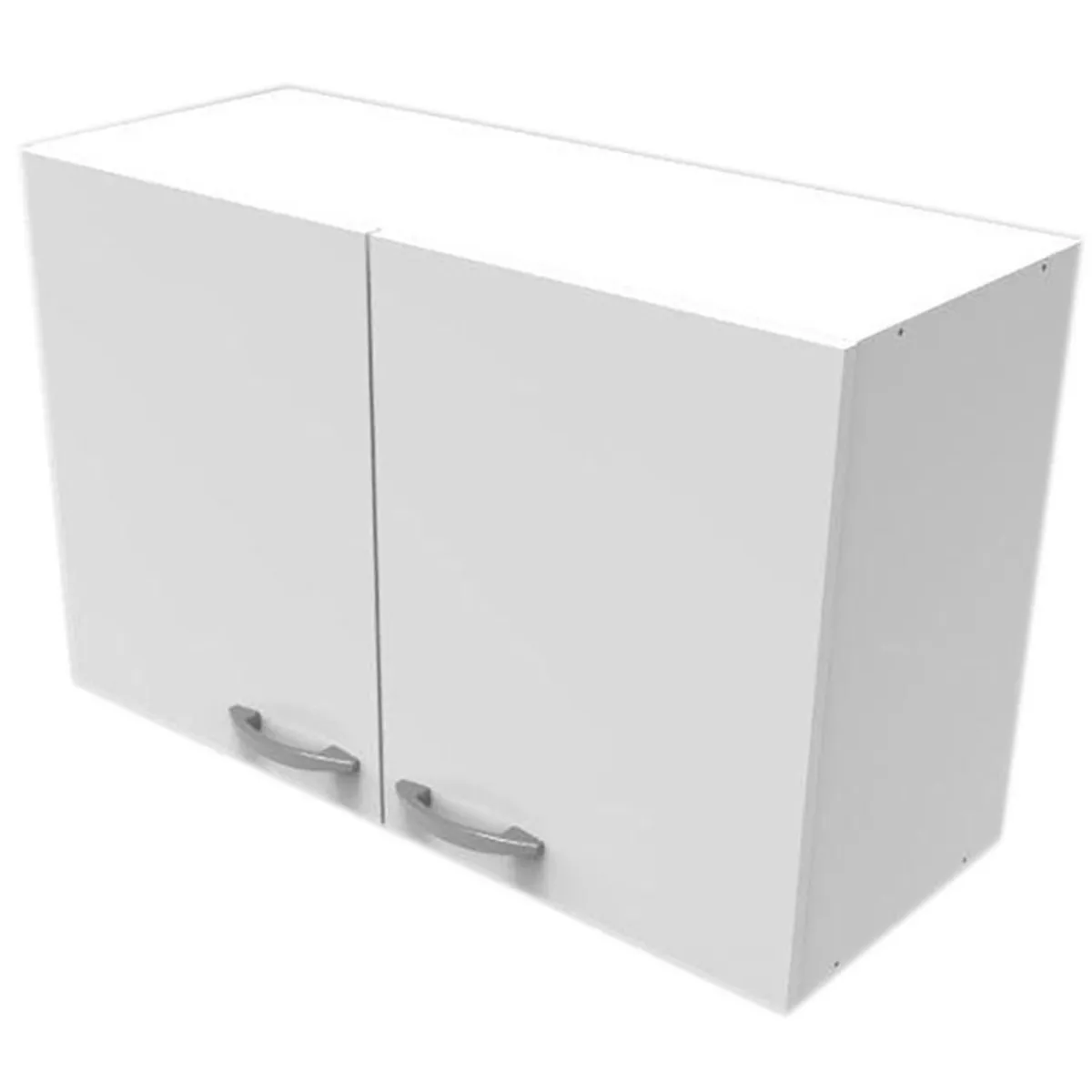 KHOR - Mueble mural 80 cm 2 puertas melamina blanco