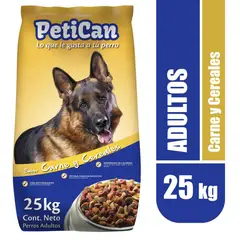 PETICAN - Alimento para Perro Adulto Carne cereales 25 kg