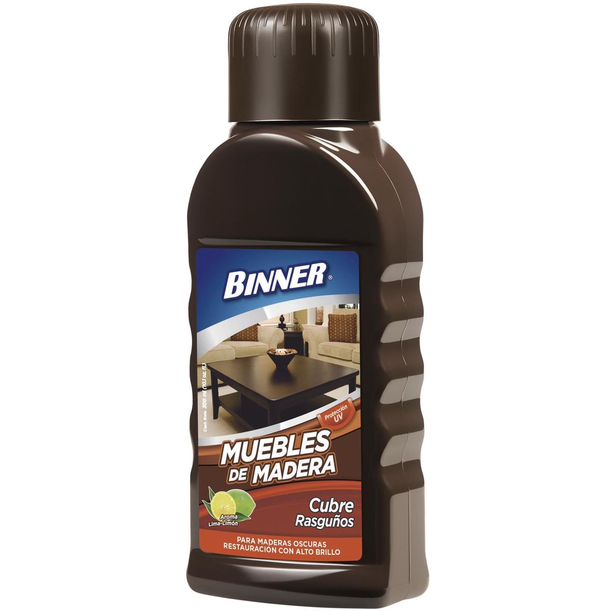 BINNER - Cubre Rasguños Binner 300 ml para Muebles de Oscura