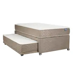 CELTA - Cama Nido Bamboo 1.5 plazas Beige
