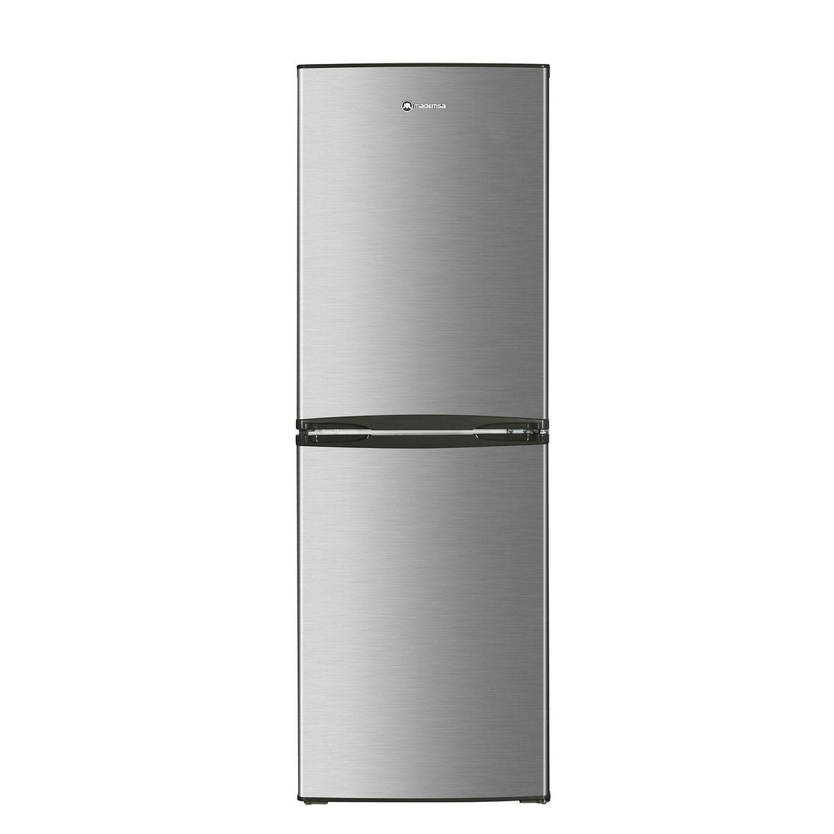 MADEMSA - Refrigerador Bottom Freezer Frío Directo 231 Litros Gris Nordik 415 Plus