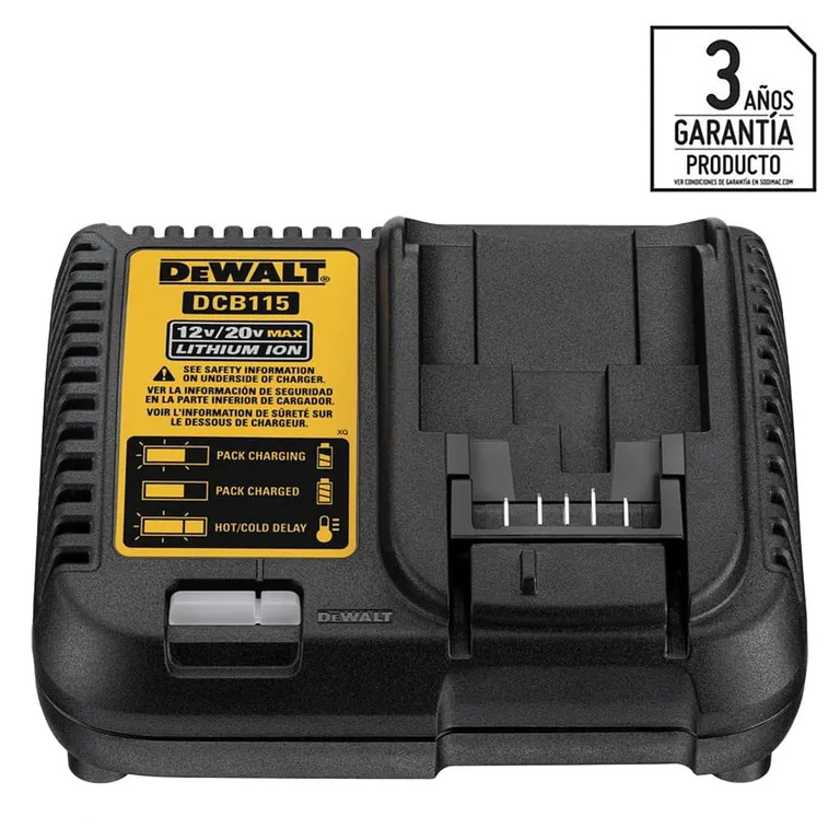DEWALT Cargador de batería 12/20 V