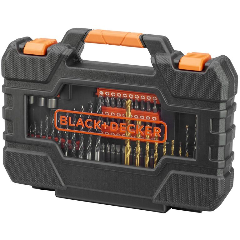 BLACK+DECKER Kit de brocas + puntas 104 piezas