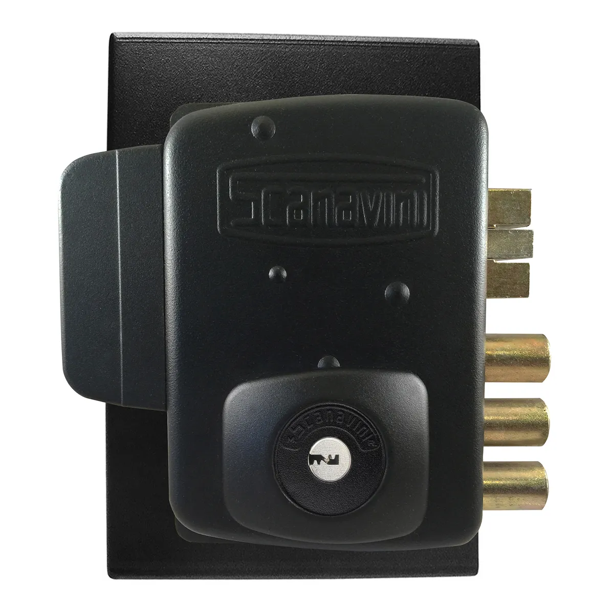 SCANAVINI - Cerradura eléctrica sobreponer 2150-30 con caja