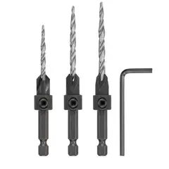 DEWALT - Set de brocas avellanadoras 3 unidades