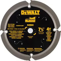 DEWALT - Disco de sierra circular 7 1/4" 4 dientes