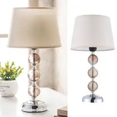 JUST HOME COLLECTION - Lámpara de mesa Ankara 1 luz humo