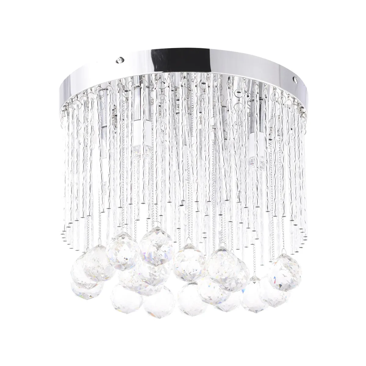 JUST HOME COLLECTION - Lámpara Techo Split 5 Luces Cristal