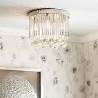 Lámpara Techo Split 5 Luces Cristal