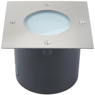 Foco led exterior piso cuadrado LED 7 W gris