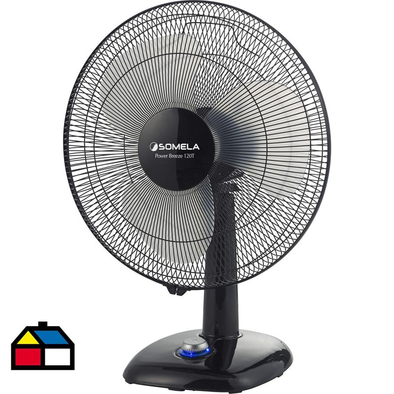 SOMELA - Ventilador de mesa Breeze 12" negro