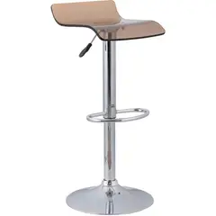 HC - Café/cromo 86x33x42.5 cm