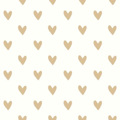 Rollos Adhesivos Reutilizables corazones dorados 52x503 cm