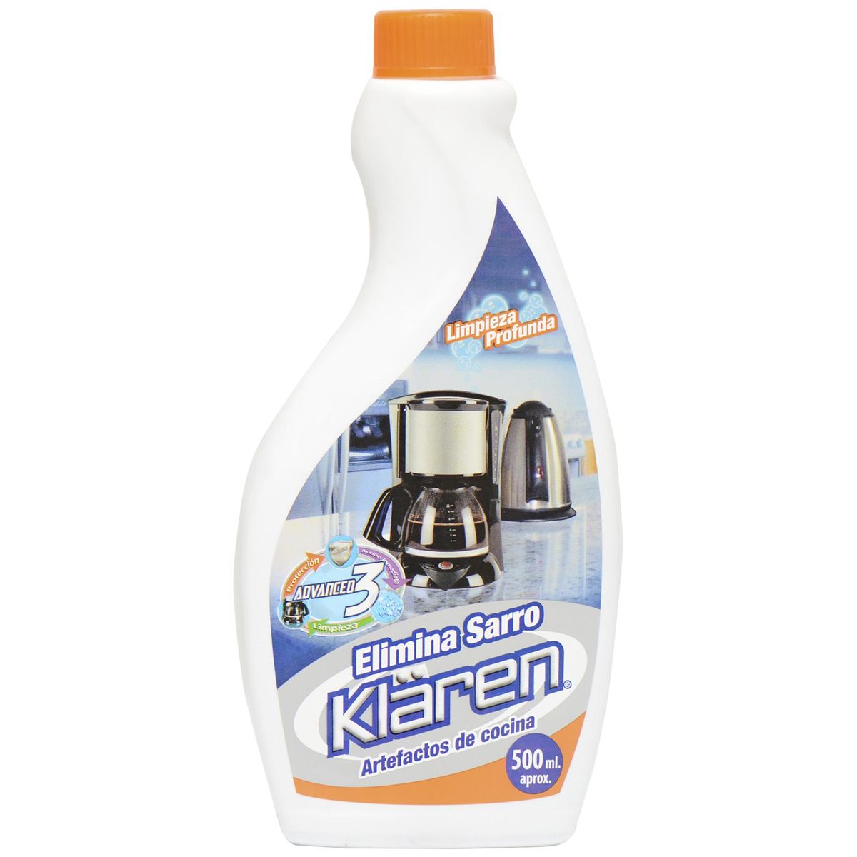 KLAREN - Eliminador de Sarro Klaren 500 ml para Cocina y Hervidores