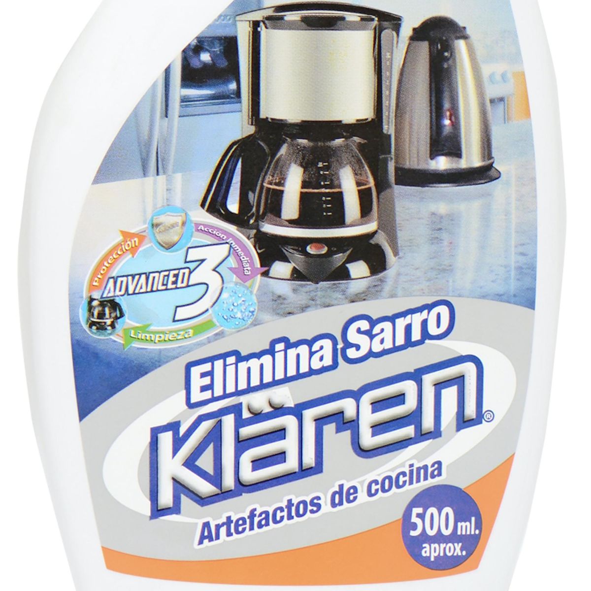 KLAREN - Eliminador de Sarro Klaren 500 ml para Cocina y Hervidores