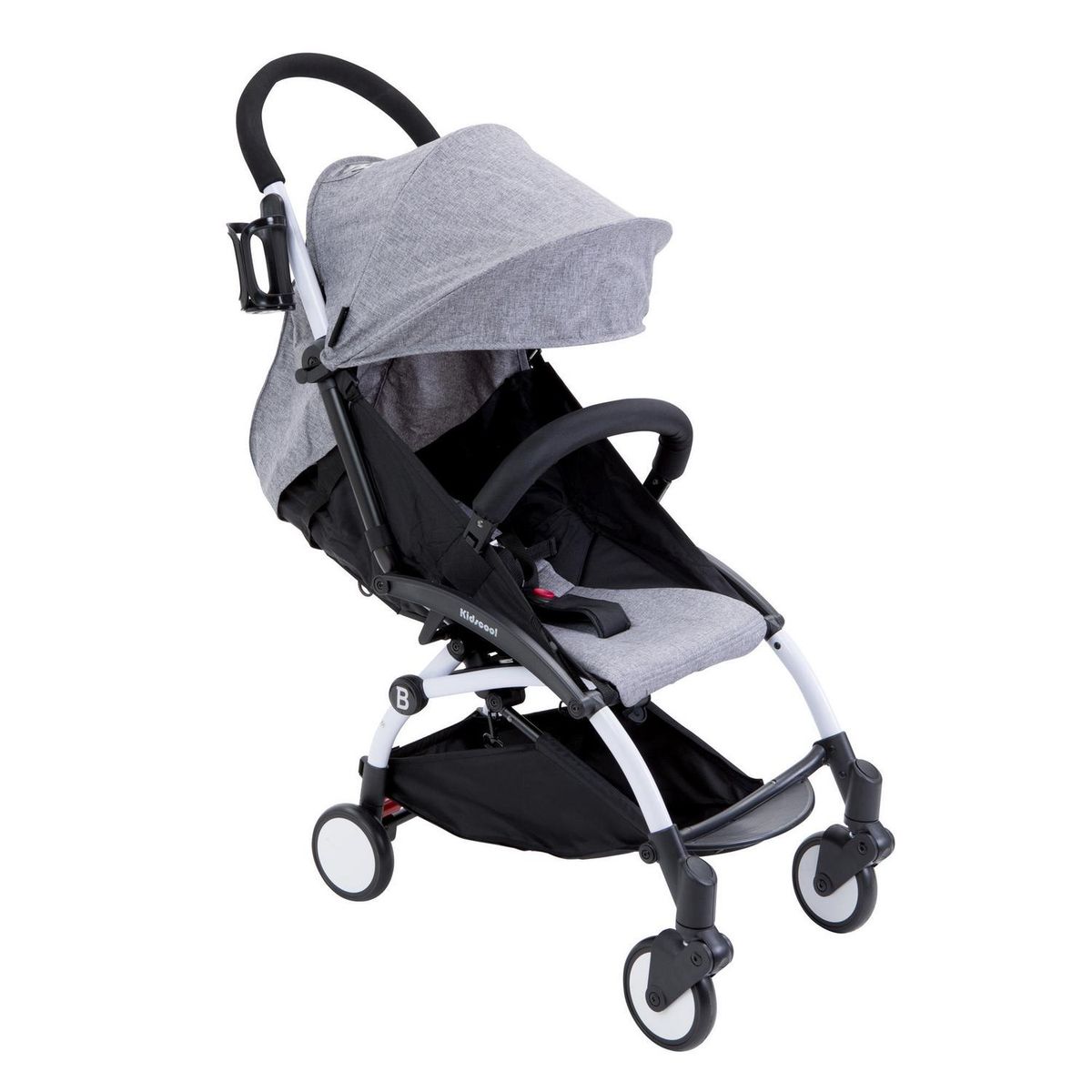 KIDSCOOL - Coche ultracompacto 110x45x67 cm gris