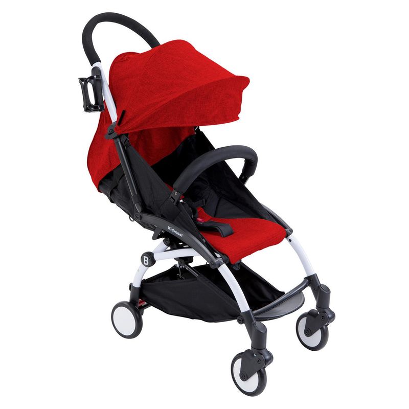 KIDSCOOL - Coche ultracompacto 110x45x67 cm rojo