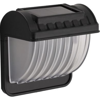 Apliqu Clsico led solar plstico blanco con negro