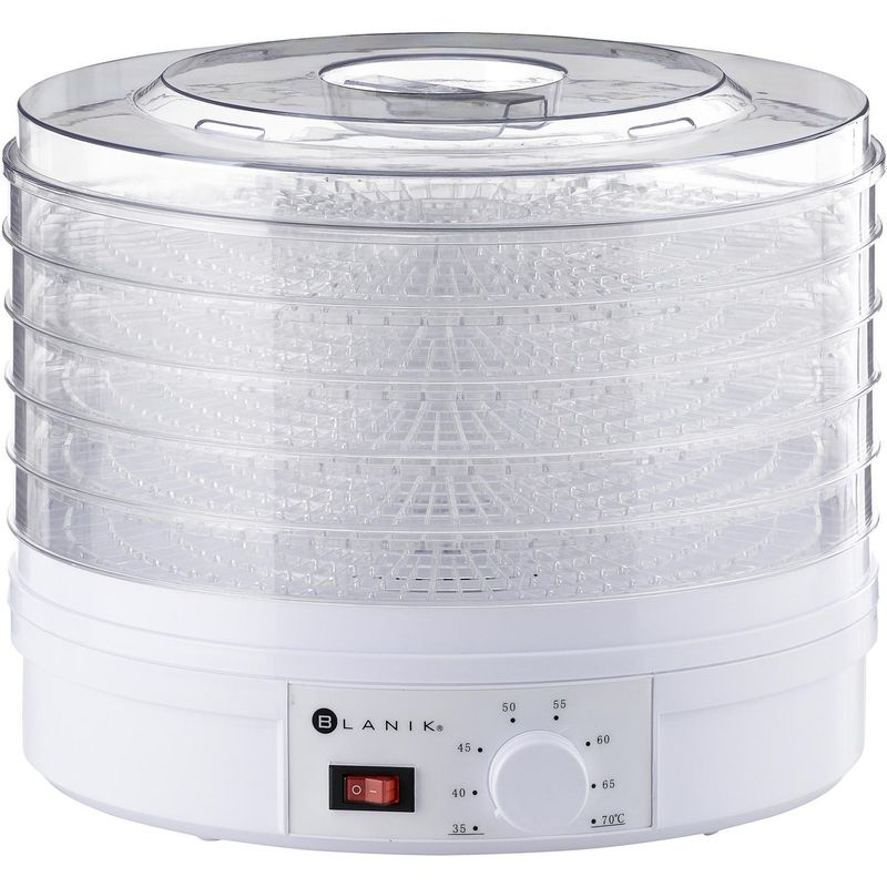 BLANIK - Deshidratador de alimentos 5 espacios 250 W blanco