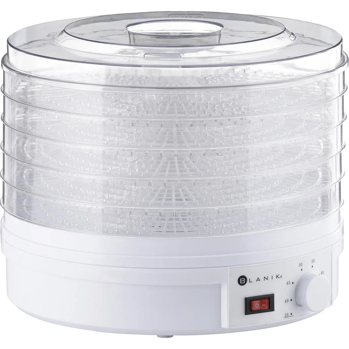 BLANIK - Deshidratador de alimentos 5 espacios 250 W blanco