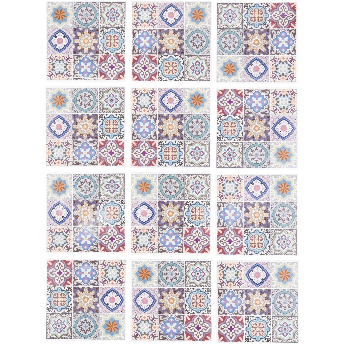 VALDECO - Sticker decorativo Marruecos 15x15 cm 12 unidades