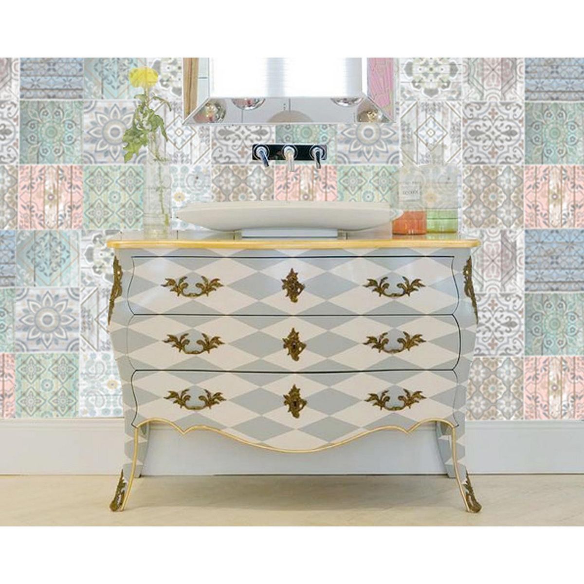 VALDECO - Stickers Kayu 15x15 cm 12 unidades