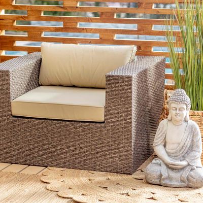 Imagen 2 del producto Buda Sentado Gris 59x38.5 cm