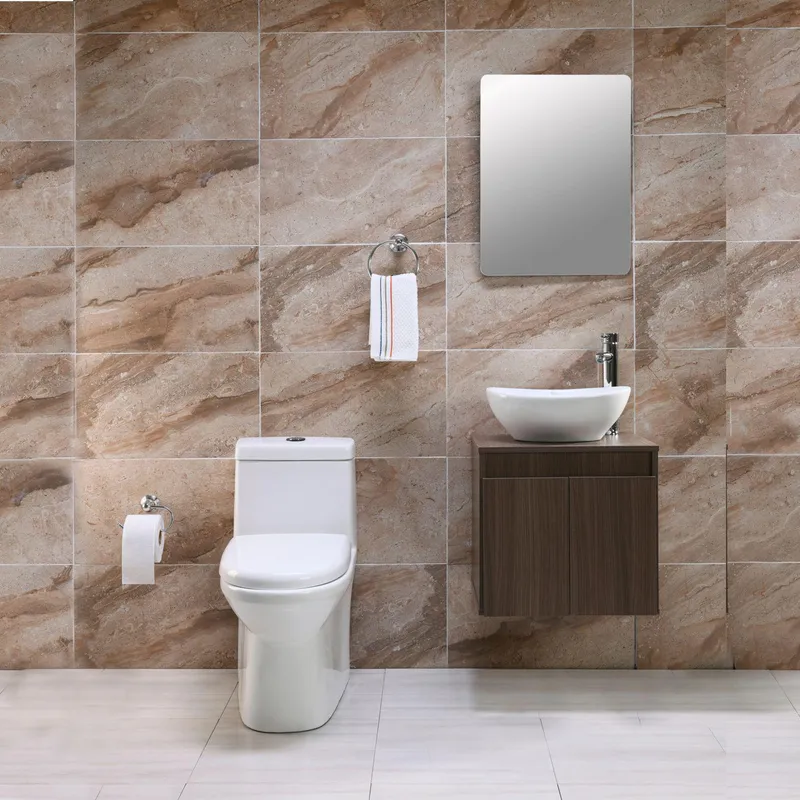 SENSI DACQUA - Lavamanos Forma Ovalada Loza 40x14.5x33.5 cm Blanco