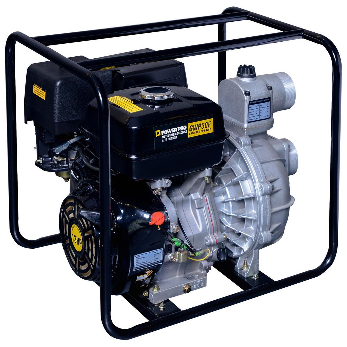 POWER PRO - Motobomba 3" a gasolina 13HP alta presión