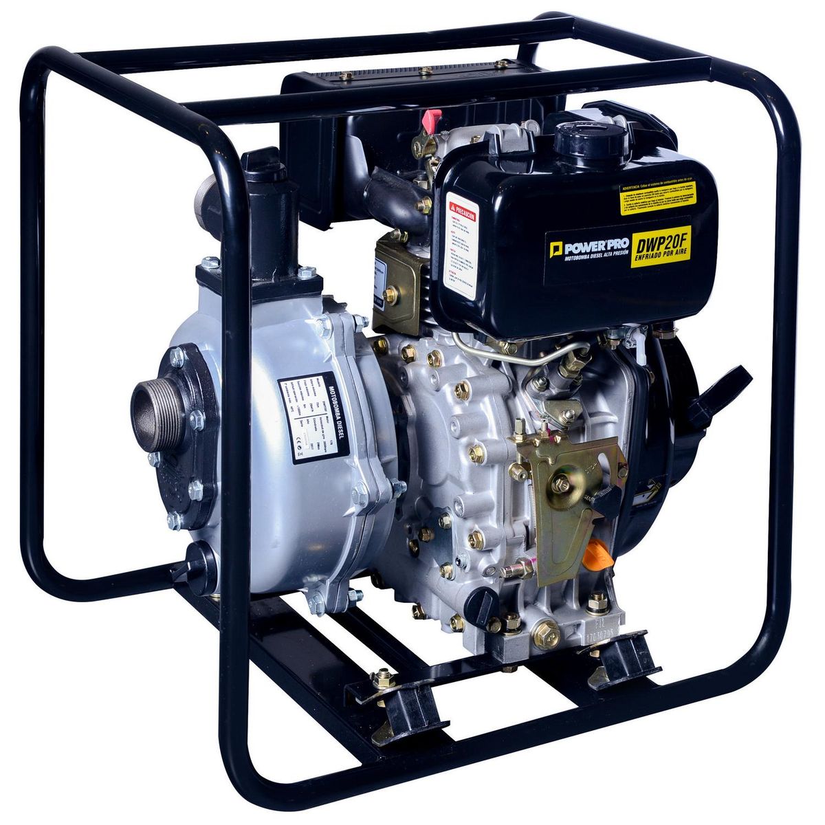 POWER PRO - Motobomba 2" a diesel 6,7HP alta presión