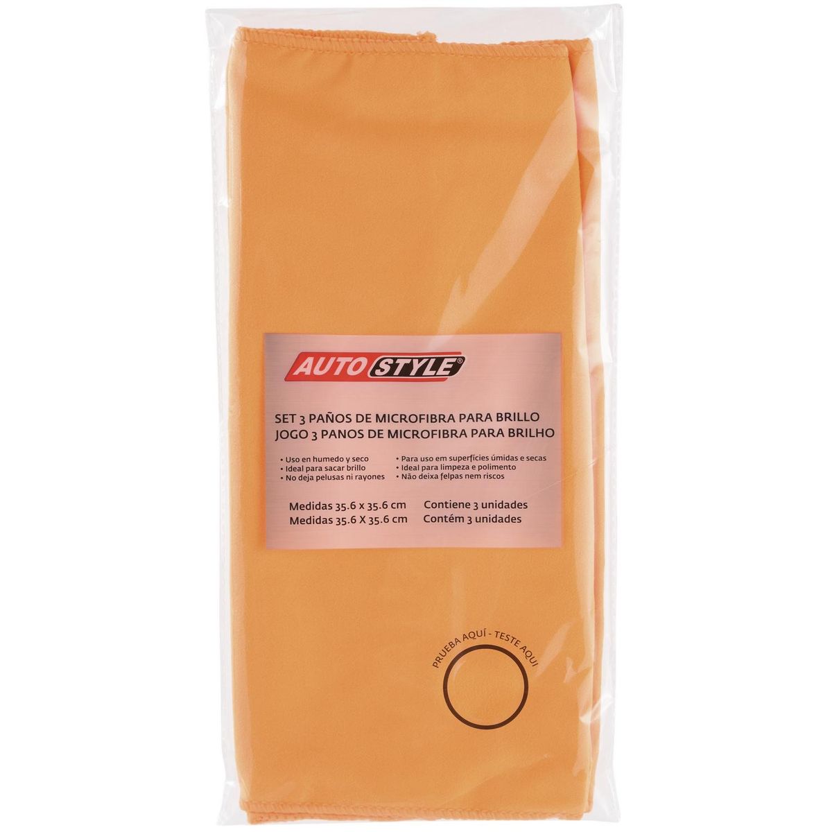 AUTOSTYLE - Set de Paños Autostyle para Auto 3 Unidades