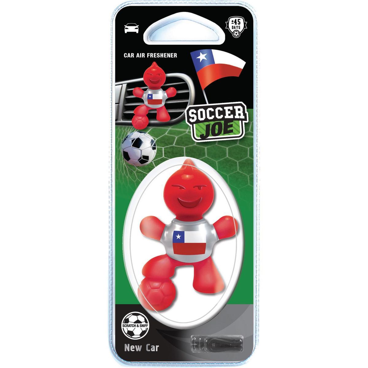 SUPAIR DRIVE - Aromatizador Auto Supair Drive New Car Rojo Certificado 18.5cm