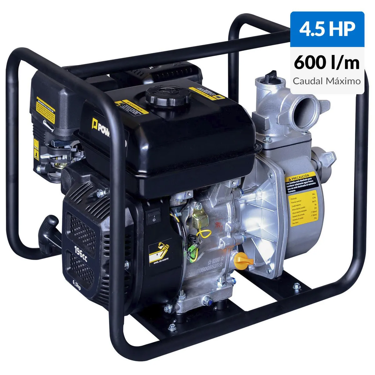 POWER PRO - Motobomba 2" a gasolina 5,4HP